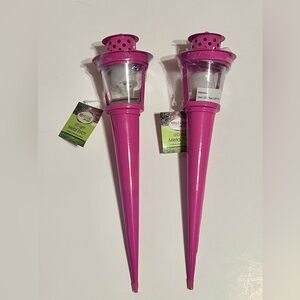 2pk-HOME Design LED Light Metal Torch battery operated decorative stakes